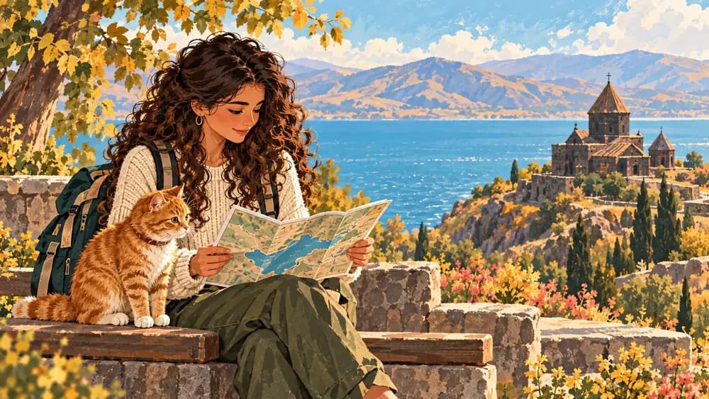 Путешественница и кот SimCat: Армения