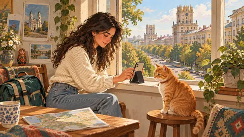 Иллюстрация SimCat: Как настроить eSIM для Беларуси и сохранить основной номер