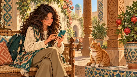 Путешественница с котом SimCat: Как подключить eSIM для Узбекистана: установка и первый интернет
