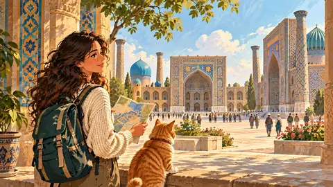 Путешественница с котом SimCat: Интернет в Ташкенте, Самарканде и Бухаре: связь на маршруте
